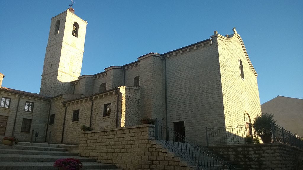 Calangianus, Chiesa di Santa Giusta (Fonte: Di Calangianese nel cuore - Opera propria, CC BY-SA 4.0, https://commons.wikimedia.org/w/index.php?curid=50816276)