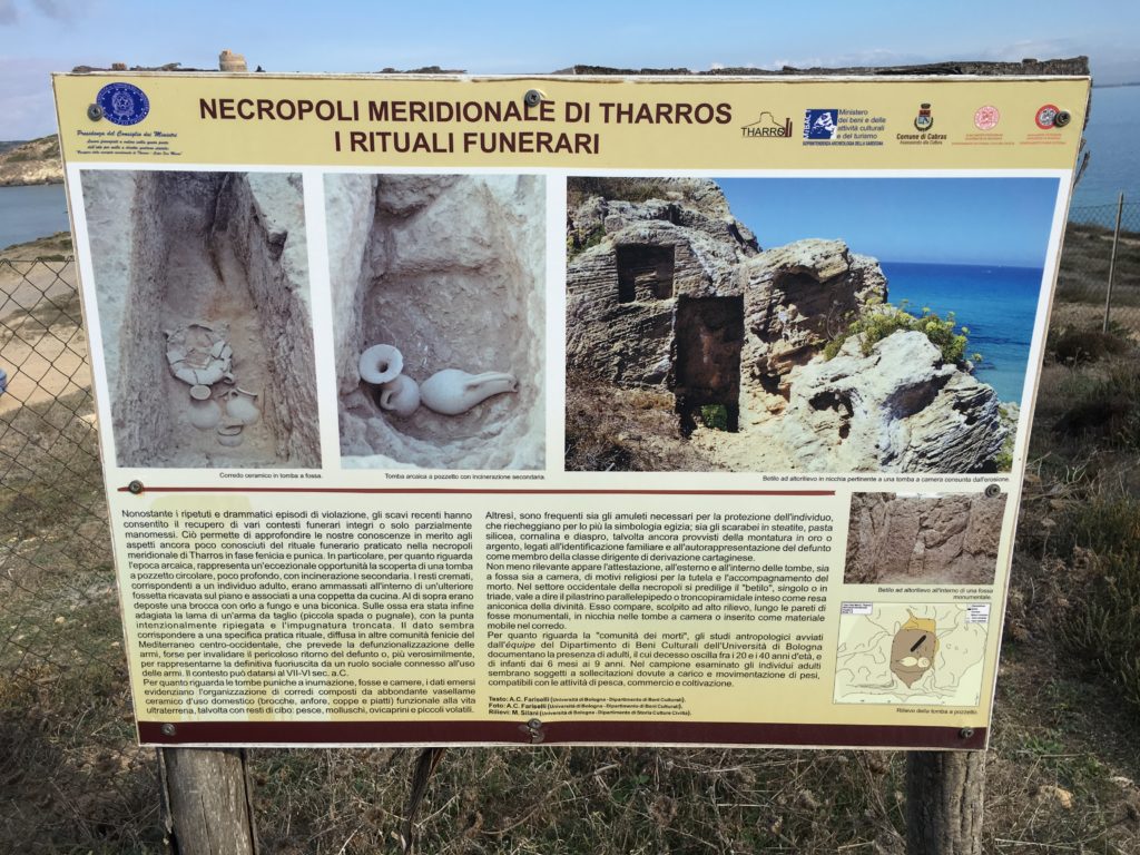 Pannello della necropoli meridionale